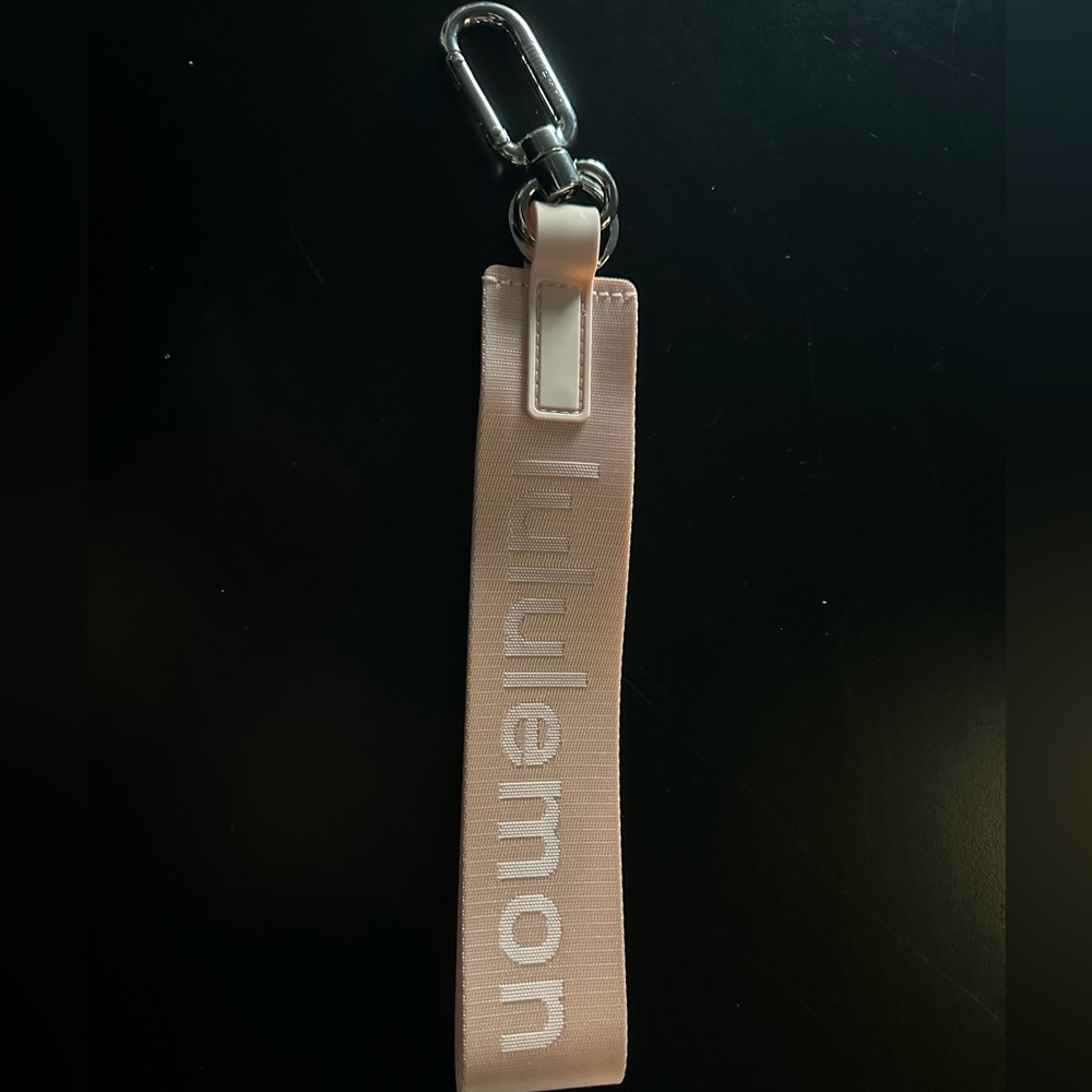 Lululemon Never Lost Pink Keychain